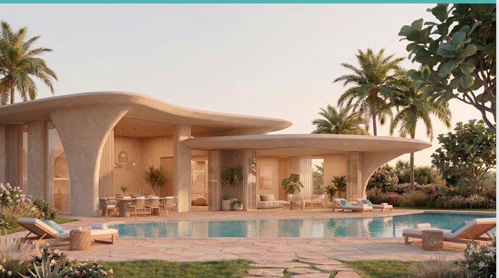 Beachfront villa